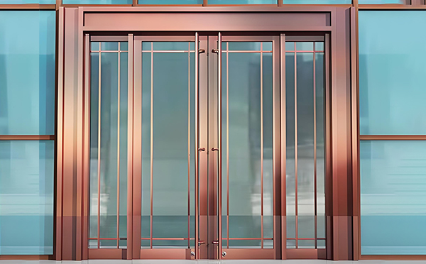 吉木萨尔玻璃地弹门